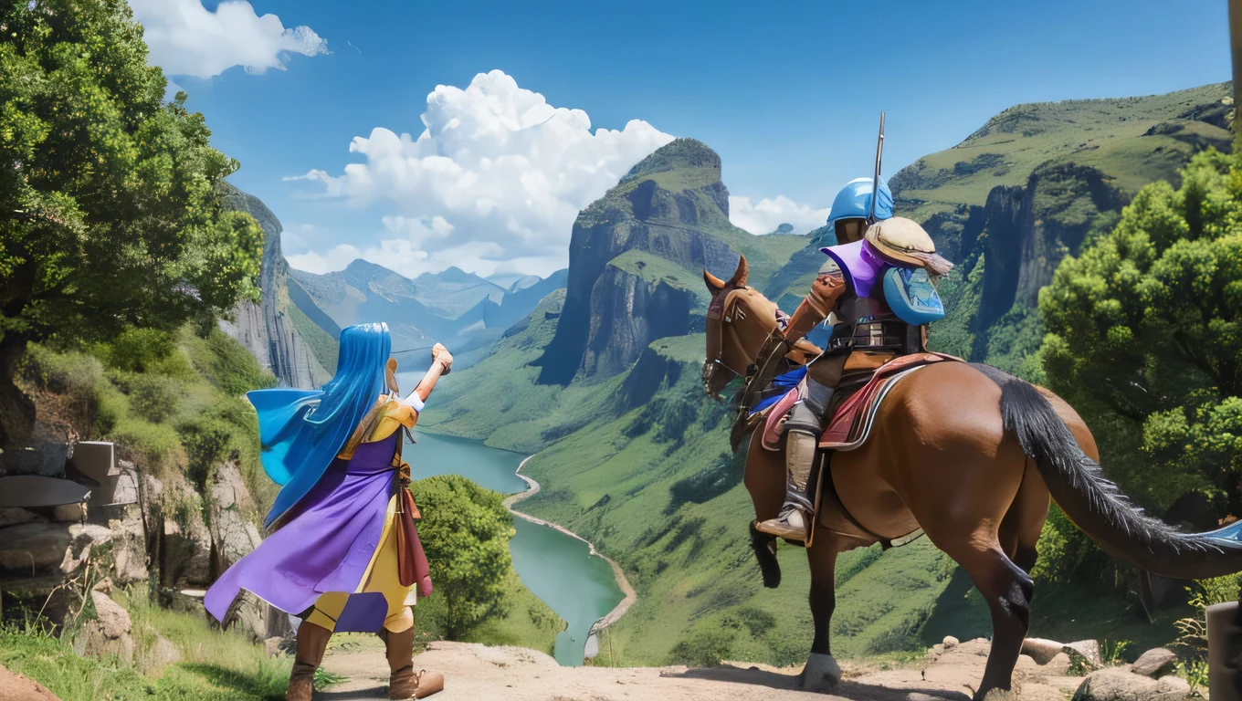 Dragon Quest、The Heroes、Fighting the Dragon