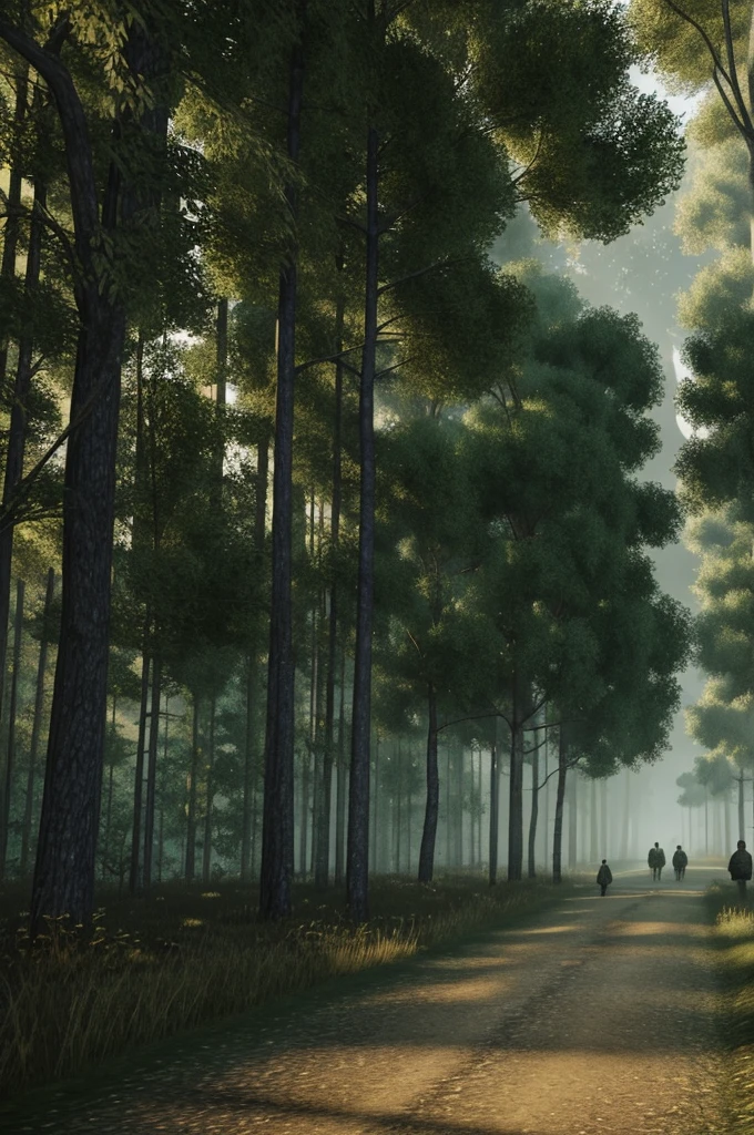As soon as the ghost disappeared, all the horrors of the forest ended. Birds chirped again in the trees and light spread everywhere. The three friends went back to the village and told everyone how they had freed the forest from the ghost.3d enimated desnay insaprd