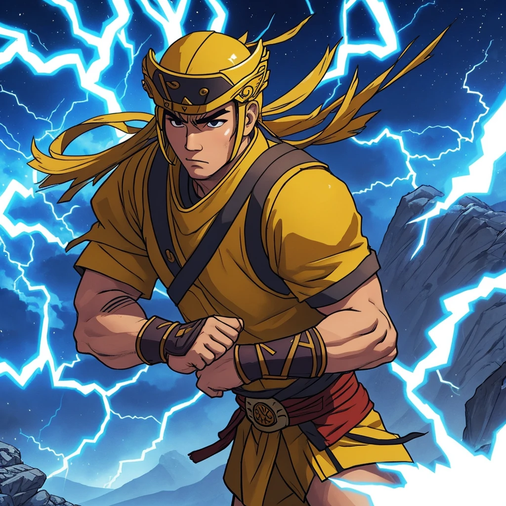 Thunder Warrior、A strong and experienced warrior、'Lightning Art. Can deal great damage to enemies, Have special abilities to advance on the combat course