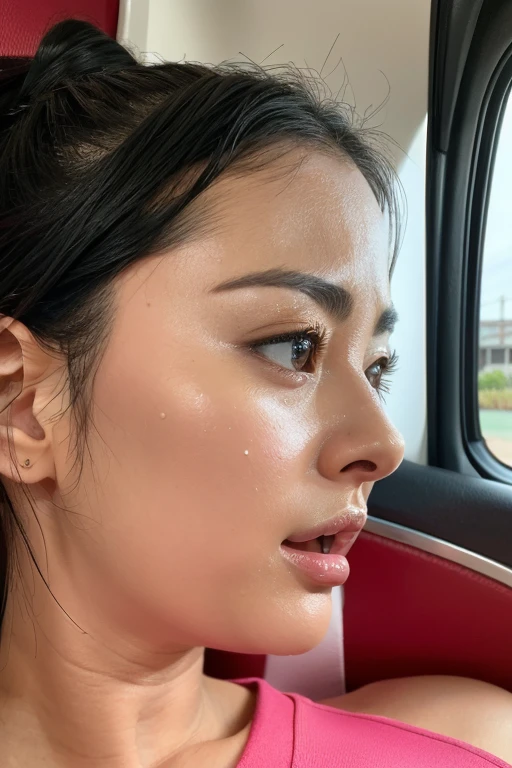 Beautiful Japanese actresses,(photo Realistic:1.4), (hyper Realistic:1.4), (Realistic:1.3),Very detailed, Edge Orgasm,face Focus, ((Woman with open mouth)) , Edgy Woman _face、Age 35、Black-haired、 News anchor、,Commuting Train,Inside the car,congestion,Stand and grab the strap,Male passenger in the back seat,((Sweat)),((skin shining with Sweat))((Clabrasion glistening with Sweat,face shining with Sweat)),,Entrance to the house、In front of the entrance、In front of the shoe rack、White collared shirt,Hair tied up、teacher,Frowning, eyeball, Glare, Frowning, Frowningをする, shout, Big eyes, Crazy Eyes,((oil filter))((Bukkake))((Super Hard Orgasm))Wet Filter,(Symmetrical nose)((Raise your eyebrows, Frowning, close your eyes))((横face))((Looking to the side)),((すべて横faceで生成してください))