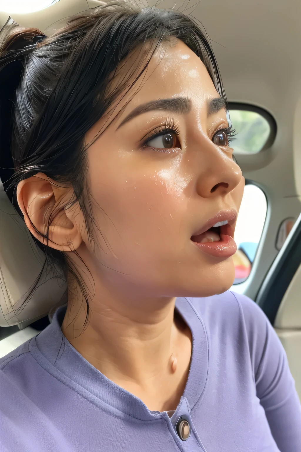 Beautiful Japanese actresses,(photo Realistic:1.4), (hyper Realistic:1.4), (Realistic:1.3),Very detailed, Edge Orgasm,face Focus, ((Woman with open mouth)) , Edgy Woman _face、Age 35、Black-haired、 News anchor、,Commuting Train,Inside the car,congestion,Stand and grab the strap,Male passenger in the back seat,((Sweat)),((skin shining with Sweat))((Clabrasion glistening with Sweat,face shining with Sweat)),,Entrance to the house、In front of the entrance、In front of the shoe rack、White collared shirt,Hair tied up、teacher,Frowning, eyeball, Glare, Frowning, Frowning, shout, Big eyes, Crazy Eyes,((oil filter))((Bukkake))((Super Hard Orgasm))wet filter,(Symmetrical nose)((Raise your eyebrows, Frowning, close your eyes))((横face))((Looking to the side)),((Please generate all in landscape format))