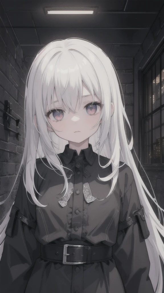 high quality, detailed, detailed facial features, beautiful girl, 1 girl, anime style, dark fantasy, horror, dark mood, dark lighting, gloomy, ominous, menacing, mysterious, dramatic, intense, sinister, atmospheric, chiaroscuro, dramatic lighting, cinematic, dark environment, dark cityscape, dark alley, gritty, grunge, moody, brooding, suspenseful, intense emotions, sinister plot, dangerous, ominous presence, foreboding, unsettling, unsettling atmosphere, high tension