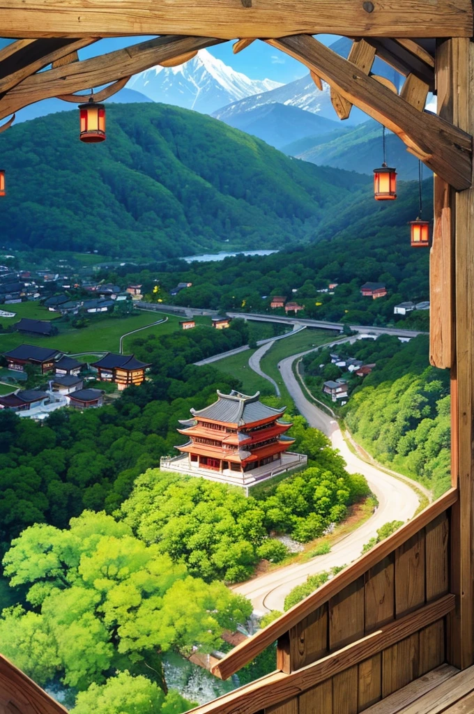 Gensokyo LOG IN TO EDIT Gensokyo (Gensokyo, translated as Village of Illusion or Village of Fantasy) is the fictional location where the entire Touhou series takes place. The culture of the place is in some ways reminiscent of Feudal Japan with many elements of folklore included. SWROpLandscape Gensokyo, long ago, was originally an isolated and haunted region of Japan. The youkai that lived there began to terrorize the surrounding lands; because of this, powerful and heroic humans were sent to exorcise and exterminate them. The endless battle between humans and youkai continued until the year 1884 AD, when Gensokyo was separated from our increasingly scientific and skeptical world with the creation of the Hakurei Barrier. Since then, there has been little contact between our cultures. Currently, the only known bridge between Gensokyo and our world is the Hakurei Shrine, which sits isolated along the edge of the barrier in the distant mountains of the far east. Gensokyo is populated mostly by youkai (which include oni, Tengu, kappa, and others) but a respectable population of humans, rabbits, and other species such as fairies live there as well. Some of these inhabitants came there to hide, escape, and/or find refuge as nowhere else would accept them. Many of them simply like the darkness.
Geography
Gensokyo is the area encompassed by the Hakurei Barrier, a Mediterranean-style territory at least ten kilometers in diameter, though the exact size has not been mentioned in canon materials. Some notable features of the region are: Youkai Mountain with a kappa community at its base, and a Tengu community at the top, and Moriya Shrine near the lake at the top; The Magical Forest; The Bamboo Forest of Doom where Eientei is located; The Lake of Mist, which surrounds the Scarlet Devil Mansion; the Village of the Humans