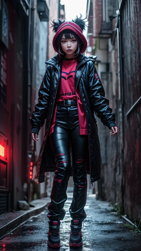 cyber punk perssonage，combats，Ghost Walker