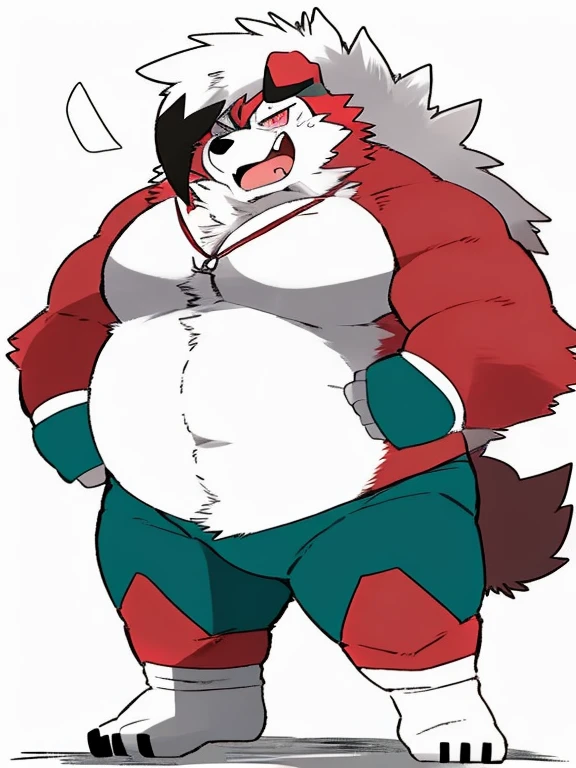 blue genitalia，solo，male people，chubbiness，small fat，Bare-chested，victory pose， solo， Detailed pubic hair， A high resolution，， tmasterpiece，Excessive obesity，Obesity in the extremities，Lift your feet，foot in the air，Correct body proportions，overweight，Zangoose