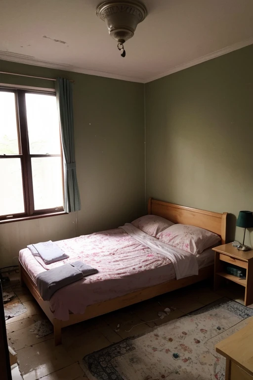 Abandoned house、Bedroom