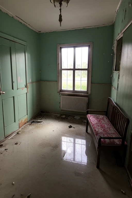 Abandoned house、Bedroom