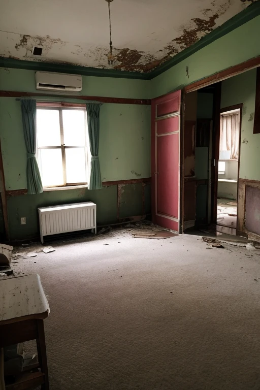 Abandoned house、Bedroom