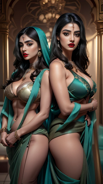  ultra realistic 8k cg, picture-perfect face, flawless, clean, masterpiece, professional artwork, famous artwork, cinematic lighting, cinematic bloom,
super realistic 8K, Perfect, clean , masterpiece, Professional artwork, famous artwork, face perfect, 


43yo girl, solo, alluring step mom,(sexy Bangladeshi women:1.2),
beautiful woman,very sexy appearance, seductive , rosy cheeks, smooth skin, 
huge breasts, smooth face, detailed face, smooth skin,shiny skin,highly detailed  face, detailed face, perfect proportions, well-proportioned body of six heads, huge breasts, thin waist, navel, big butt , crotch gap, large thighs,mature,toned legs, long neck, big ,detailed hair, ,detailed breasts, slim waist,beauty, long eyelashes, hourglass body, juicy lips,Beautiful expression, beautiful  eyes, 
Looks good with straight long hair,

Black  hair, long hair, silky hair, detailed bangs, (hair between eyes:1.2),

((Light olive eyes:1.2)),
gorgeous bright neon blue eye makeup and thick black winged eyeliner, peachy matte lipstick, looking into the camera,  
  detailed eyebrows,

(hourglass body:1.3), ultra detailed, best illustrated, showing off, seductive_pose, sexy eyes,full-body_portrait, Intrinsic exquisite details of (eyes,  hair,  skin,  face,  hands,  fingers,  anatomy),  stunning otherworldly beauty, sexy pose, 

She is Wearing ((Chiffon saree in shades of blue and turquoise. Chiffon is light and flowing, evoking the fluidity of water. The shades of blue and turquoise mimic the colors of the ocean and w)full and juicy lips(dark red lipstick), belly jewelery, pearl necklace, pearl ear_rings, perfect fingers and nails, red_fingernails, golden ratio, seductive_pose,  big_boobies,deep cleavage,
,professional photoshot, incredibly beautiful woman in the form of a 'Desi Milf', elegant wild beauty and attractiveness, seductiveness and inaccessibility, beautiful, photoshot for Vogue magazines, sensual, ultra detailed, ,mature female,1 girl,cowboy_pose,naughty, (iu:0.8),cleavage, 