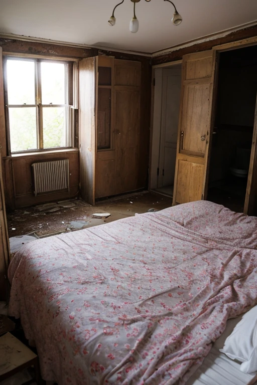 Abandoned house、Bedroom
