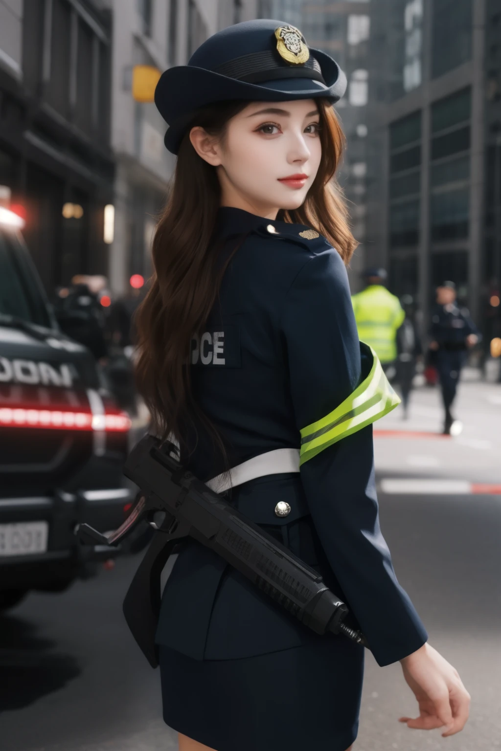 A police girl