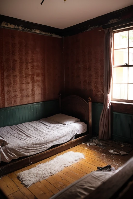 Abandoned house、Bedroom