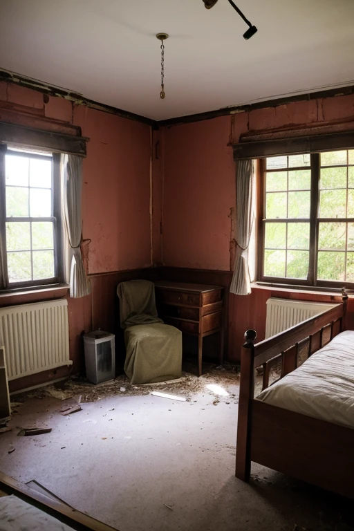 Abandoned house、Bedroom