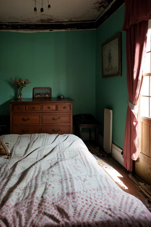 Abandoned house、Bedroom