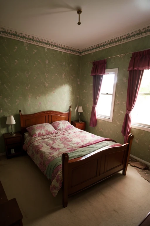 Abandoned house、Bedroom