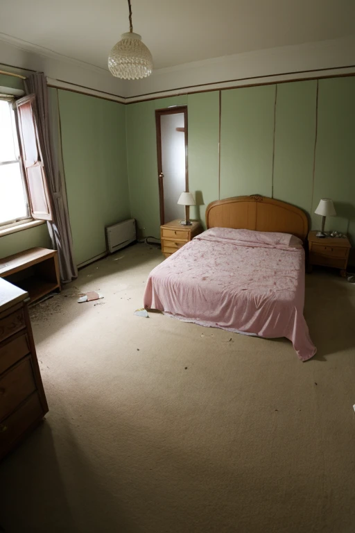 Abandoned house、Bedroom