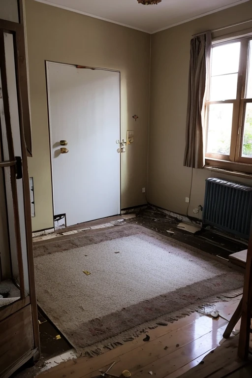 Abandoned house、Bedroom