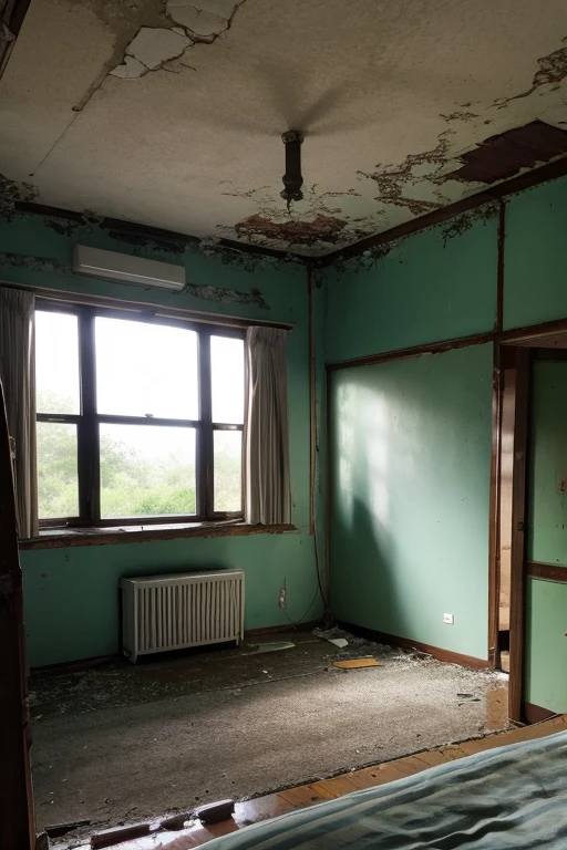 Abandoned house、Bedroom