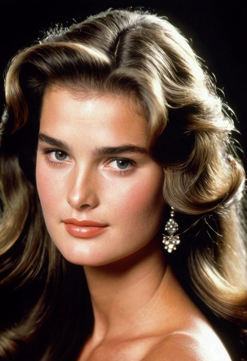 Young 16 year old Brooke shields ((looking very beautiful)) ((((very beautiful face))))