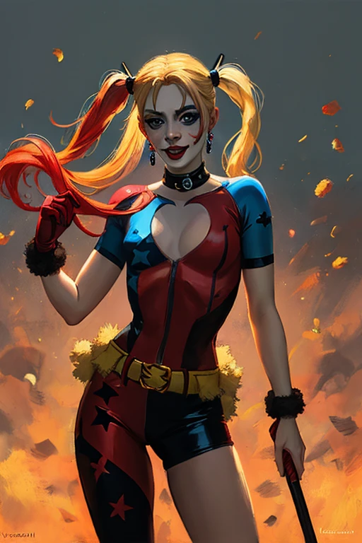 Harley quinn by Vasily Vereshchagin