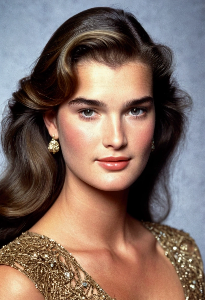 Young 16 year old Brooke shields ((looking very beautiful)) ((((very beautiful face))))