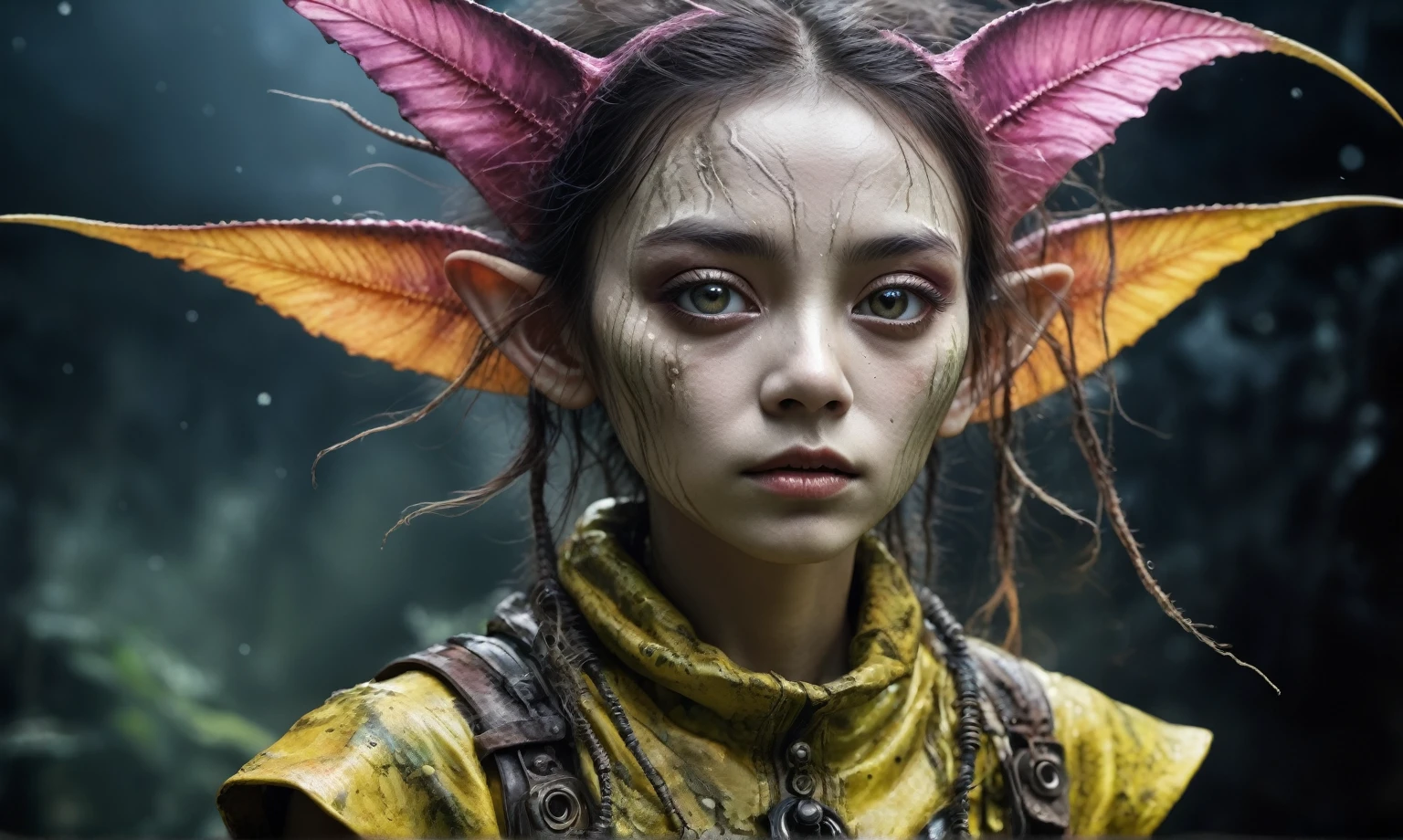 full-body-shot,fairy, Cinematic,Muted colors, Technicolor,natural skin textures,Quentin Blake Style Photography,full body shot,beggar deep niobium paladium The Alien Entity,native italian babychild, wants eat,survival in criminal city of future, Technicolor,natural skin textures, hyper realism, hyper detailed,Extremely detailed,High contrast,Masterpiece,Realistic,Ultra Detailed, intricate details,realistic humid leather,extremly intricate,Epic Realistic, cinematic style,irina yermolova,high contrast,hdr,extremely detailed, deep night landscape photo,masterpiece,intricate details,faded,eyes extremely detailed, high detailed eyes,8k resolution,RAW,retina, Nikon Z9,China,orc, Guangxi Zhuang ,tkt style, perfect, Elf，kiwi,transition between two art styles, Ink painting to photorealism, Double contact, X-ray, Creative, vivid light, masterpiece, fantasy, Abstract, Surrealism, super detailed, high resolution, stop:35;(((creature with a spectral and ghostly appearance)). Her skin is pale, almost translucen,full body,bailong plant Caribbean sparas made of dead charcoal ,charcoal Alien ,ominous winter landscape, intricate details,realistic humid skin,extremely intricate,Epic Realistic ,home drama, thriller, cinematic style,Nicola Samori,Wangechi Quality, messy hair,pretty face,extremely detailed,masterpiece,intricate details,faded,eyes extremely detailed,high detailed eyes,16k resolution,RAW, Nikon Z9，transition between two art styles, Ink painting to photorealism, Double contact, X-ray,natural skin textures, hyper realism, hyper detailed,Extremely detailed,High contrast,Masterpiece,Realistic,Ultra Detailed, intricate details,realistic humid leather,extremly intricate,Epic Realistic, cinematic style,irina yermolova,high contrast,hdr,extremely detailed,badonkadonk,starfish's leather ,A Modern flat toon Crazy whit a Big ONE a Only Eye Robot USSR , and helmet Style, tongs in hands, Tv head, pinhead, camouflage Yellow White Pink Rusty, Ambient in a meteorite crater super detailed,