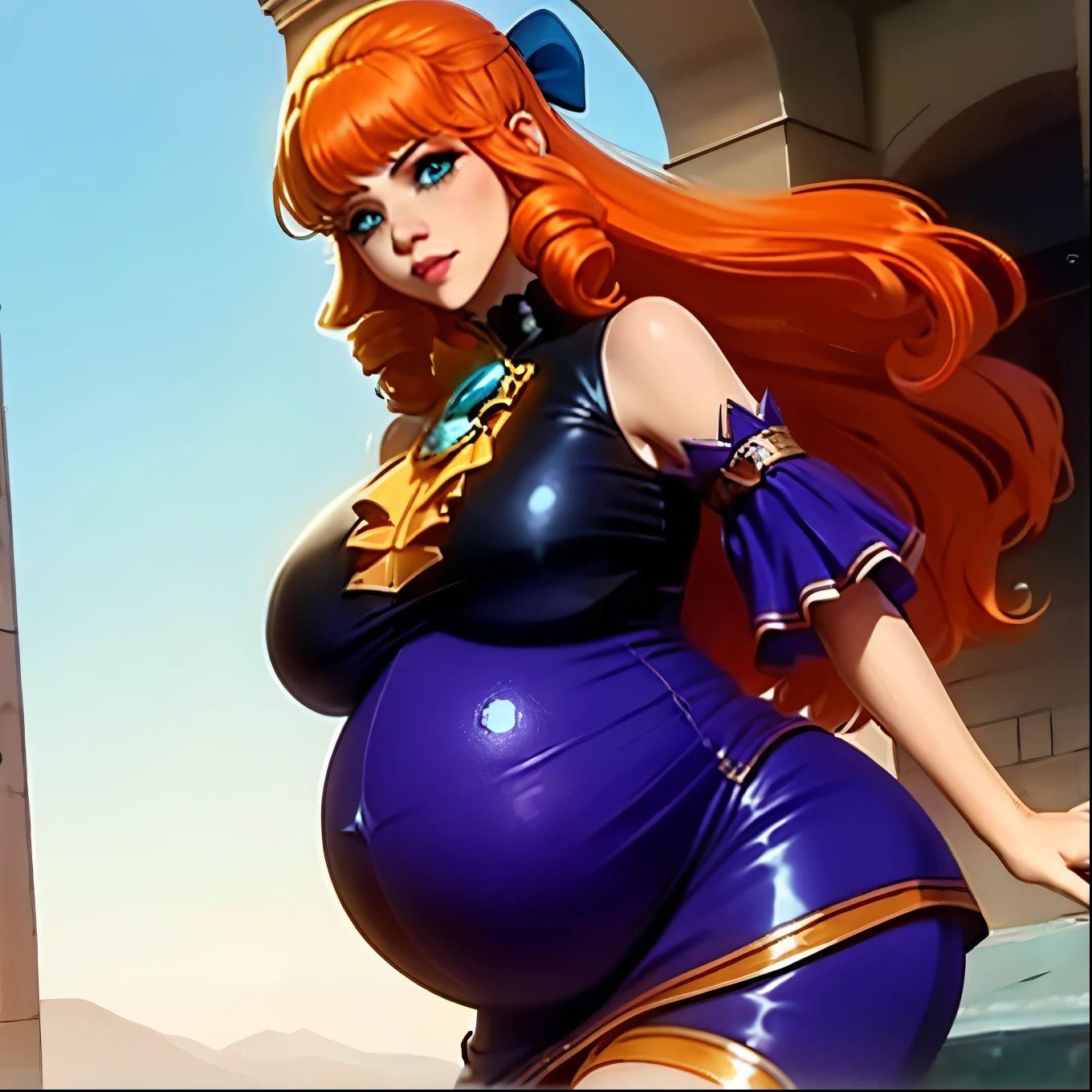 Old orange hair,Big Baby Bump pregnant , Big , nipple, cum,s girl, Big pregnant Belly, Big Pregnant girl, Largest Belly of Pregnant, Huge Pregnancy Belly, blue eyes, huge 9 months Pregnancy Belly, Guinevere from Mobile Legends Bang Bang, green eyes
