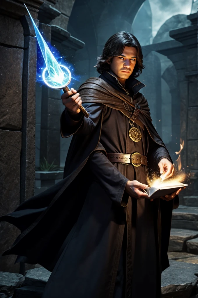The mage was using powerful magic.