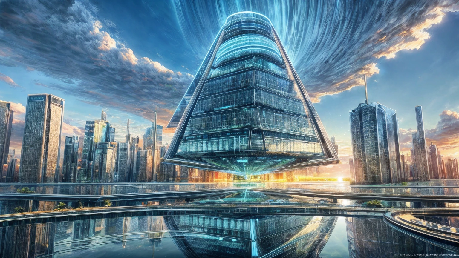 (Best quality,4K,8K,A high resolution,Masterpiece:1.2),Ultra-detailed,(Realistic,Photorealistic,photo-realistic:1.37),Futuristic floating city,Futuristic technology,Huge urban high-tech tablet platform,Airship,Floating in the sky,Futuristic city,Small airships around,High-tech hemispherical platform,Colorful lights,Advanced architecture,modernn architecture,skyscrapper,Access the cloud,Scenic beauty,view over city,Impressive design,Blend seamlessly with nature,energetic and vibrant atmosphere,Futuristic transportation system,Parking is suspended,Transparent path,Lush greenery,Sky gardens,cascading waterfalls,Magnificent skyline,reflections on the water,Sparkling river,Architectural innovation,futuristic skyscrapers,Transparent dome,The shape of the building is unusual,Elevated walkway,Impressive skyline,Glowing lights,Futuristic technology,Minimalist design,Scenic spots,Panoramic view,Cloud Piercing Tower,Vibrant colors,epic sunrise,epic sunset,Dazzling light display,magical ambiance,The future city,Urban Utopia,LuxuryLifestyle,Innovative energy,sustainable development,Smart city technology,Advanced infrastructure,Tranquil atmosphere,Nature and technology live in harmony,Awesome cityscape,Unprecedented urban planning,Architecture connects seamlessly with nature,High-tech metropolis,A cutting-edge engineering marvel,The future of urban living,Visionary architectural concept,Energy-efficient buildings,Harmony with the environment,A city floating above the clouds,Utopian dreams become reality,The possibilities are endless,State-of-the-art transportation network,Green energy integration,Innovative materials,Impressive holographic display,Advanced communication system,Breathtaking aerial view,Quiet and peaceful environment,Modernist aesthetics,Ethereal beauty