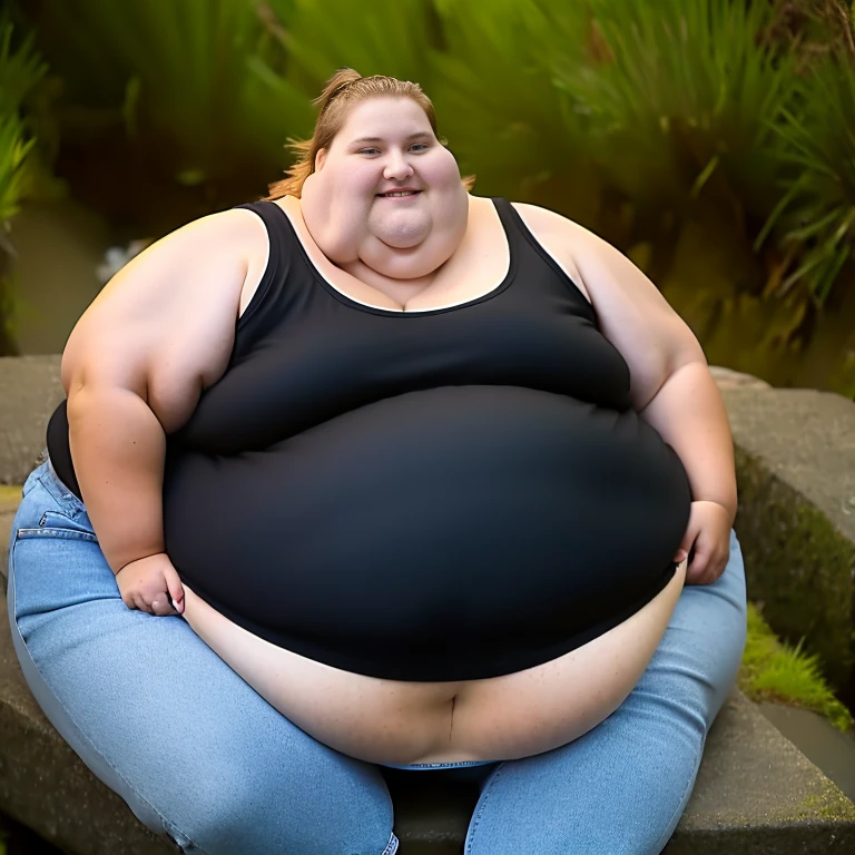Extremely Morbidly Obese New Zealand girl
