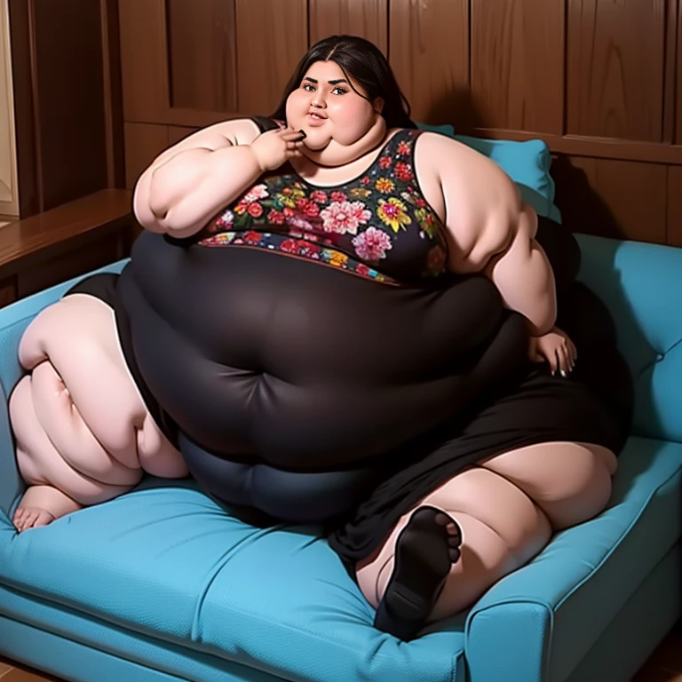 Extremely Morbidly Obese futanari Afghan girl