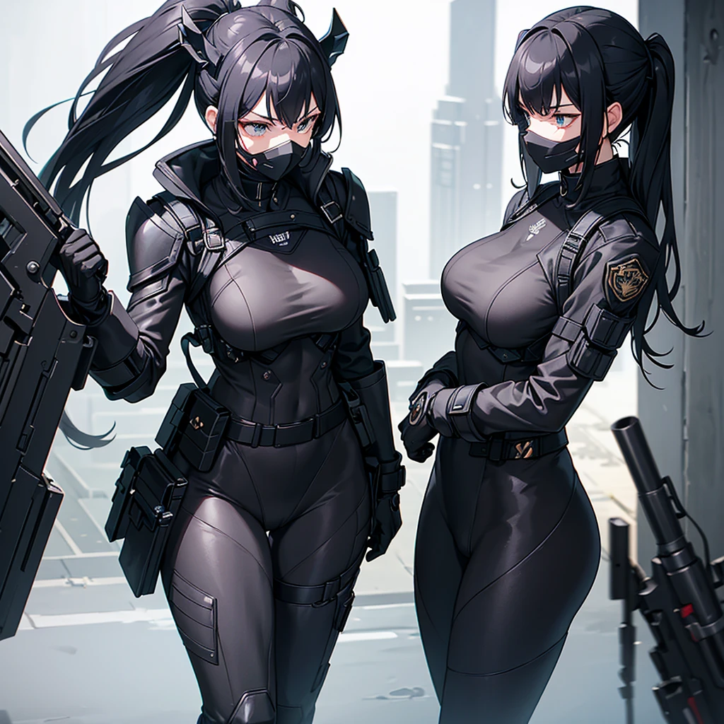 (((custom combat suit)))、Beautiful artwork illustration，Beautiful digital artwork、(((Very long hair、long hair)))、(((Change into a diving wetsuit))),(masterpiece、Highest quality、Highest quality、Beautiful and aesthetic:1.2)、Check it out,Small and slim body, solo, One Girl, Highest detail、Vivid texture、Slender body, Full Body Shot, Beautiful Blue Eyes, beautiful girl, Small Face、White skin、 ((Body Armor:1.5))、(Sharp focus),(Cowboy Shot),((Black tactical glove armor、戦術的なBody Armor、gun belt、Gun Holster))、