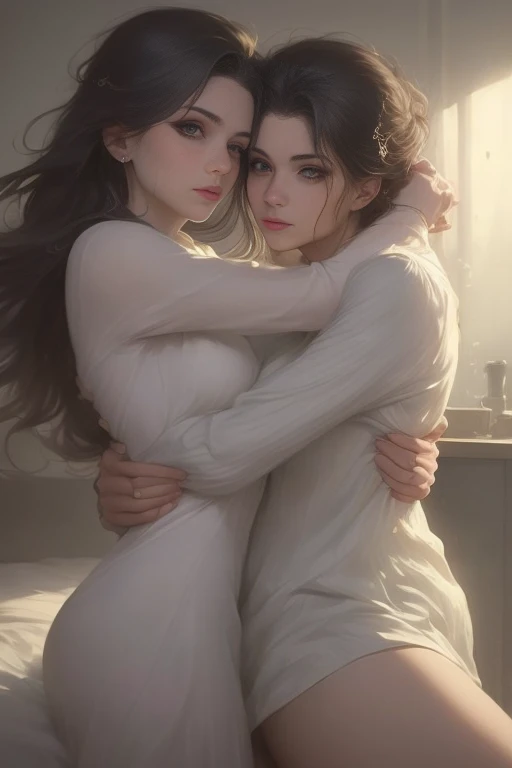 High-quality images of couples: blond man (Tall、Statue-like、Handsome and、Brave young man、Blue eyes、Curly golden hair、Wearing a grey antique military uniform) A woman with black hair (long straight black hair、Long Bangs、Blackberry eyes、A beautiful young femme fatale、naked、PRİNCESS、Hugging。They are in love with each other。Created by Boris Vallejo「Ideal Anatomy」The sketch of、It is characterized by being very detailed.。masterpiece、Detailed study of the face、Beautiful Face、Features of Beautiful Face、Perfect Image、Realistic shots、Detailed study of the face、Full body image、8k、Detailed Images、Highly detailed illustration、A true masterpiece of the highest quality、Careful drawing。Bare Skin、Gown and naked watercolor、
Gothic、Romance Black Panties、
Large drops of sweat、Dripping Sweat、A look of ecstasy as she spreads her legs wide、Fierce love