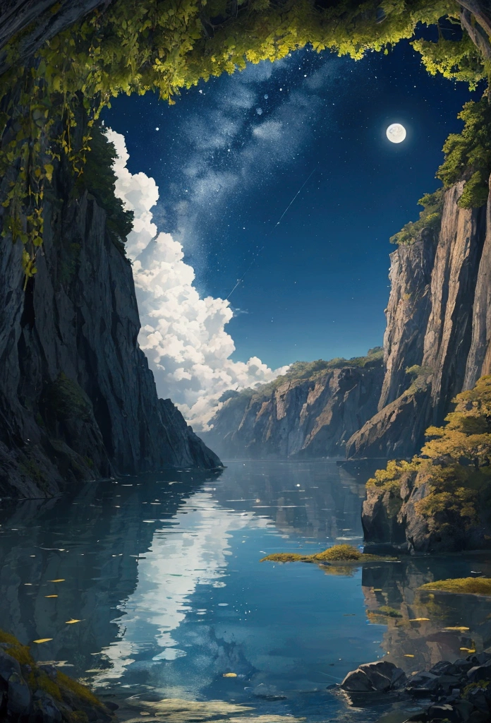 1. Moonlit water surface Image depicting the moonlight reflecting silently on the water surface。
It reminds me of the moon reflecting on the surface of the water.。
2. The lake is covered in mist and mist.、A hazy and fantastical lake landscape。
An image of tranquility and mystery。
3. A silhouette of a fantastic boat. A silhouette of a small boat sailing through fog and dim light.。
The boat seems to take you to a mysterious place.。
4. star空と水面の反射
star空が水面に映り込んでいる風景。
star々is shaking on the surface of the water、A fantastical feeling, like floating in space。
5. A landscape of another world, wrapped in light. It has a fantasy element.、A surreal landscape。
An image in which the sparkle on the water surface seems to emit a mysterious light.。
6. A forest lake with elves and spirits. A combination of forest and lake that evokes the world of Celtic mythology and fantasy.。
A mysterious atmosphere where elves and spirits stand quietly。
7. Scene of a boat surrounded by a mysterious mist. The mist covers the water.、A boat sailing silently through a fantastical landscape。
8. Silence of the moonlit night and reflection on the lake. The lake ripples gently in the moonlight.、A scene that highlights the silence of the night。
9. 幻想的な森とstar空の共鳴
深い森とstar空が織りなす、Dreamy natural scenery。