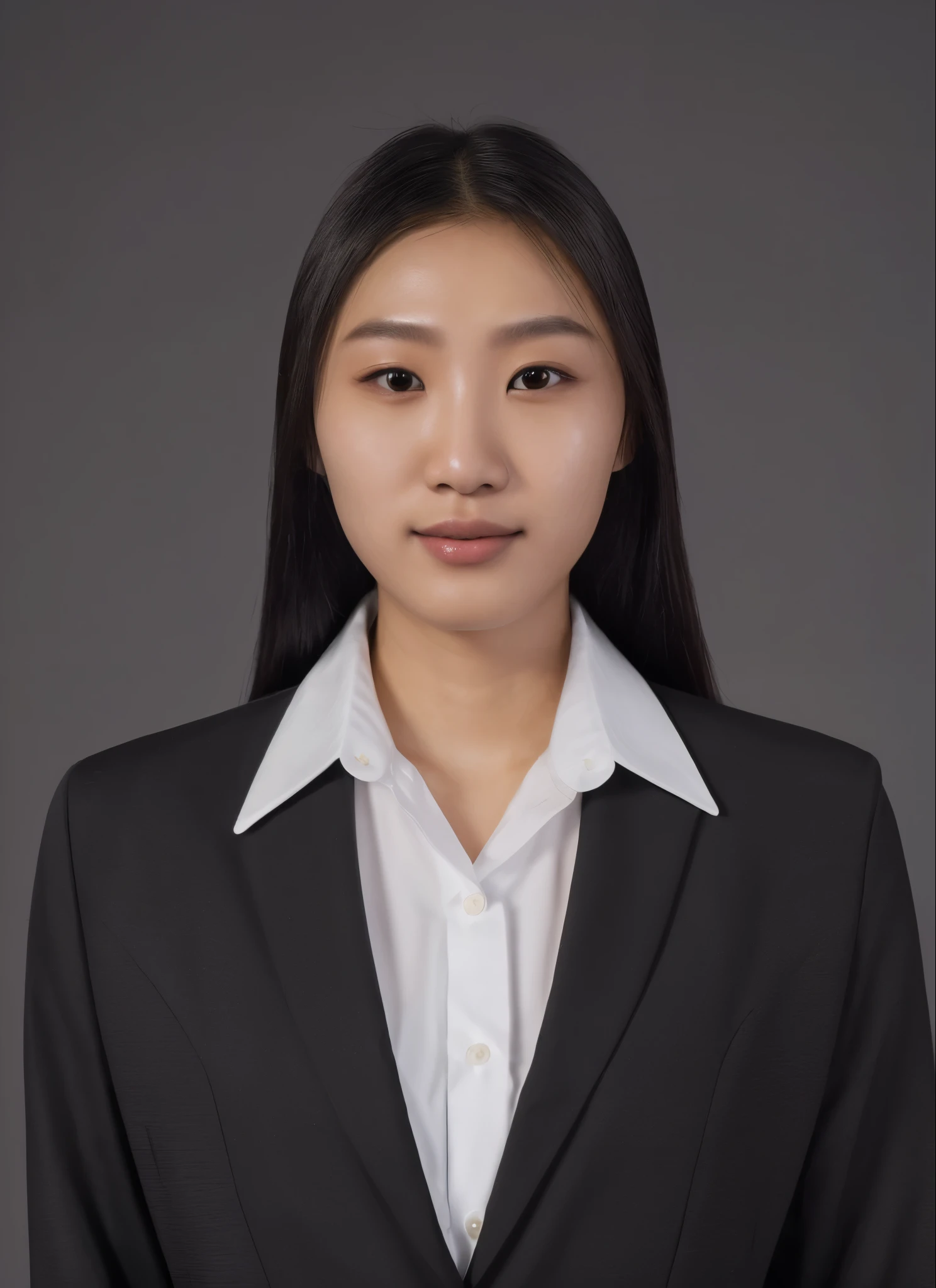arafed woman in a black suit and white shirt posing for a picture, yun ling, professional profile picture, professional profile photo, professional picture, li zixin, jinyiwei, wei wang, pengzhen zhang, wenfei ye, chengyou liu, xision wu, louise zhang, gemma chen, xintong chen, corporate photo, zeng fanzh