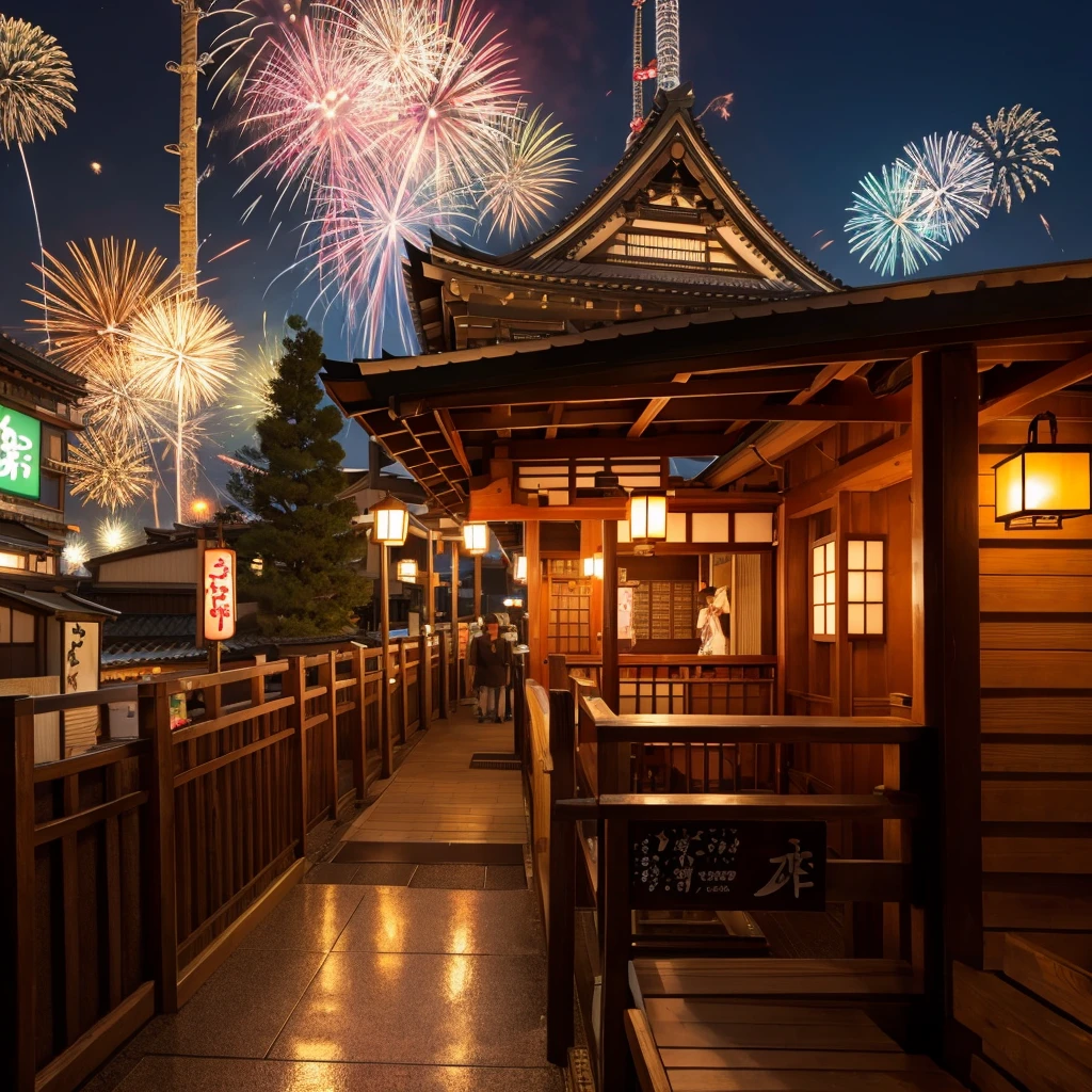 Izakaya、Japan、firework