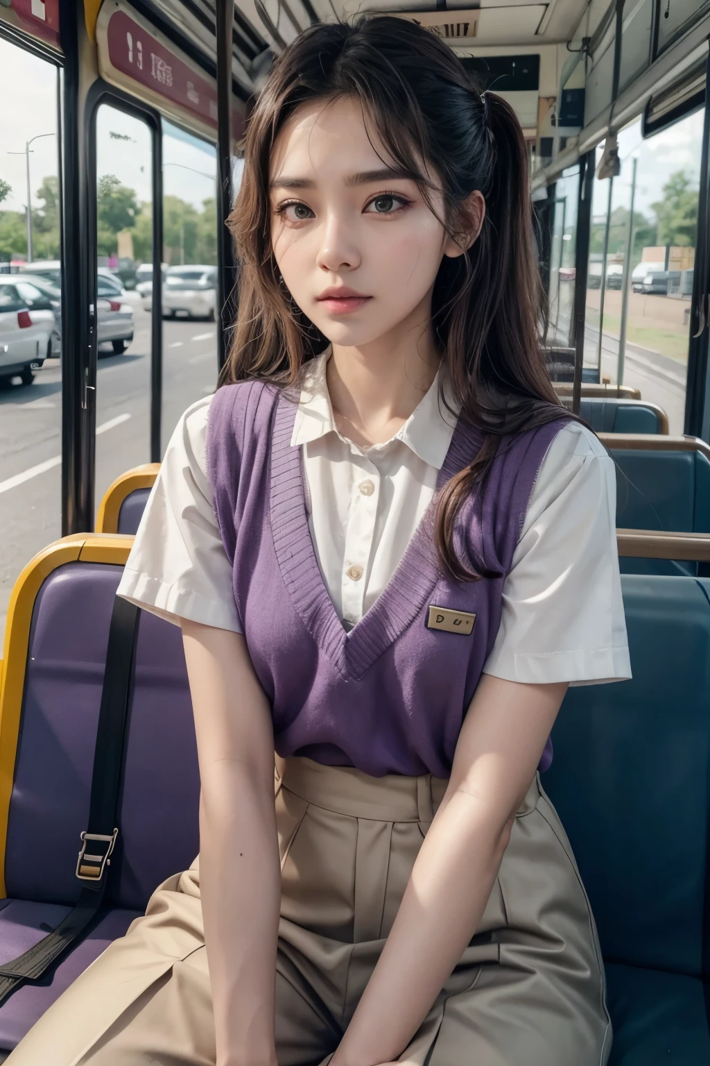 bus, Gita, Army, purple, BTS