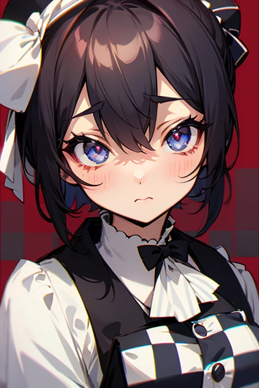MS. cute、Taisho、Checkerboard Pattern、Beautiful Eyes、Embarrassing、