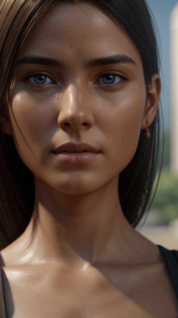 Complete and very real image. Human being of the future, very spiritual. Photorealism, full view, very detailed image, very realistic, hyperrealism, cinematography, Ultra HD, 8k, Unreal Engine 5, sharp focus
