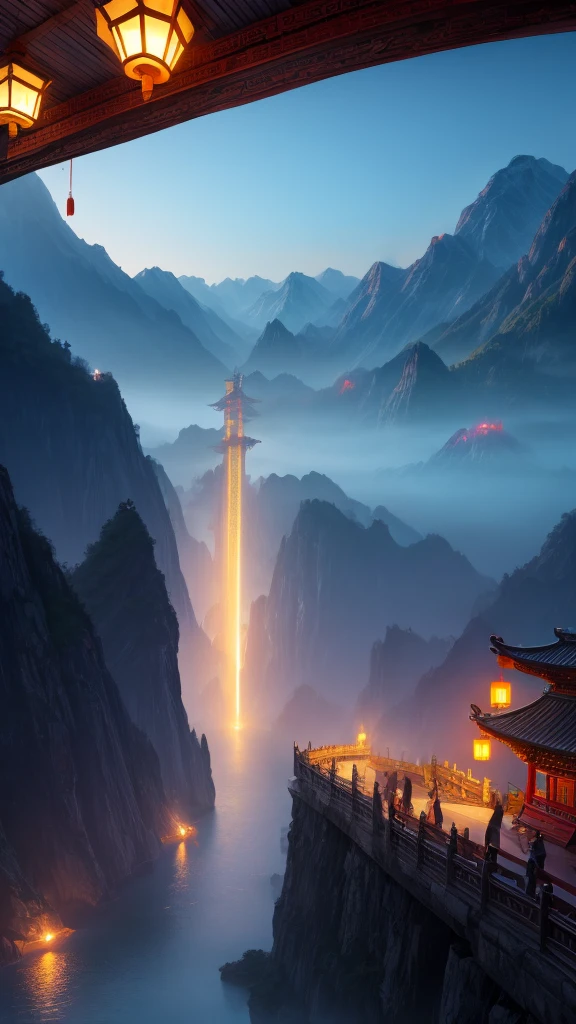 The light boat has crossed the Ten Thousand Heavy Mountains, China