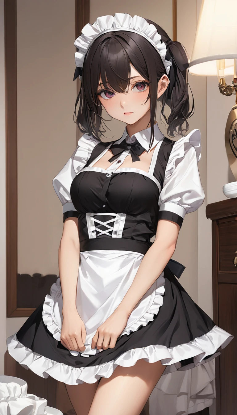 masterpiece, Highest quality, One girl, Hollow Eyes, Hollow, Maid