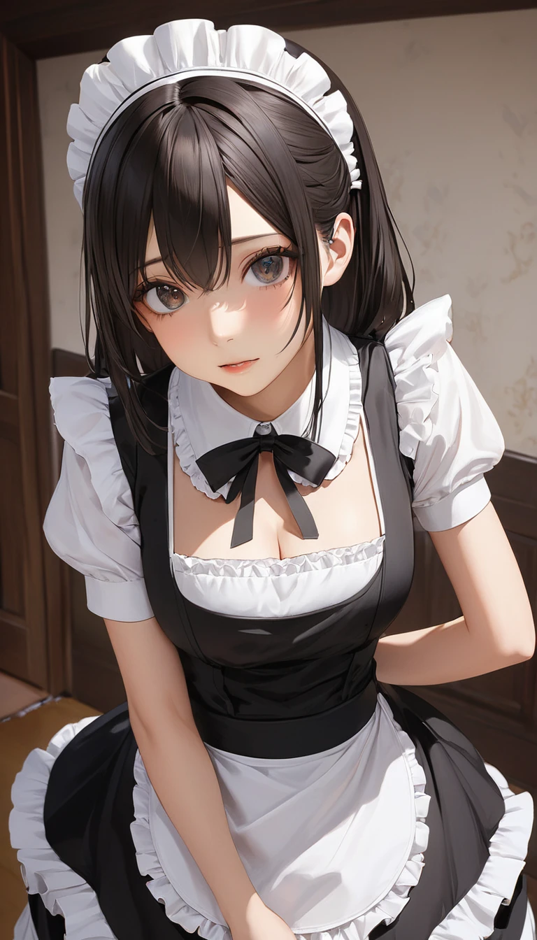 masterpiece, Highest quality, One girl, Hollow Eyes, Hollow, Maid