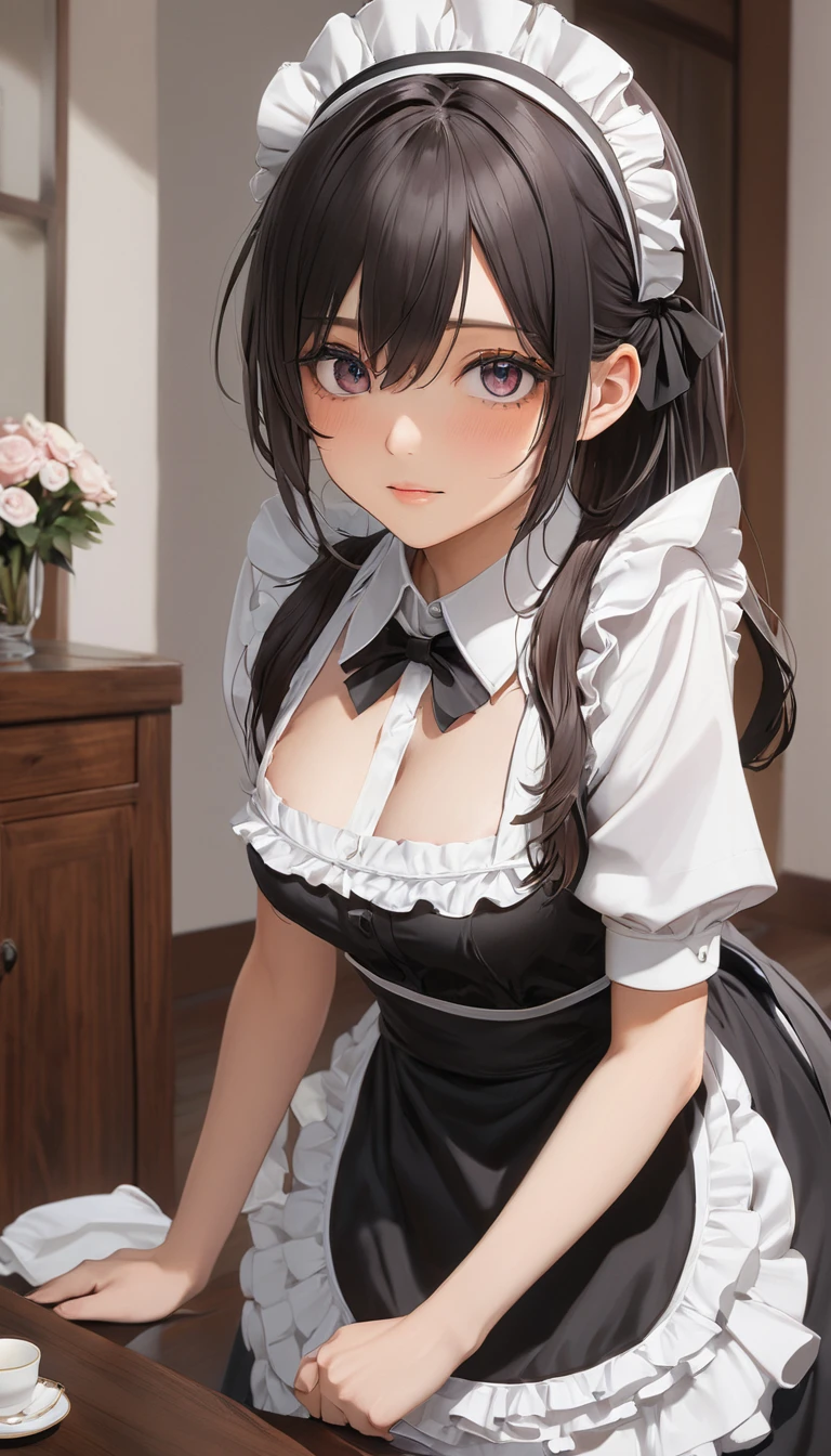 masterpiece, Highest quality, One girl, Hollow Eyes, Hollow, Maid