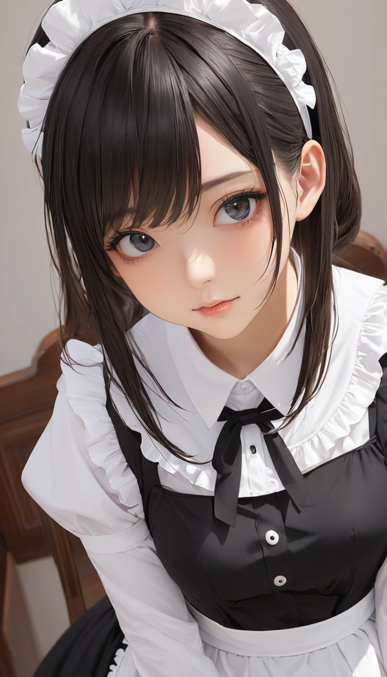 masterpiece, Highest quality, One girl, Hollow Eyes, Hollow, Maid