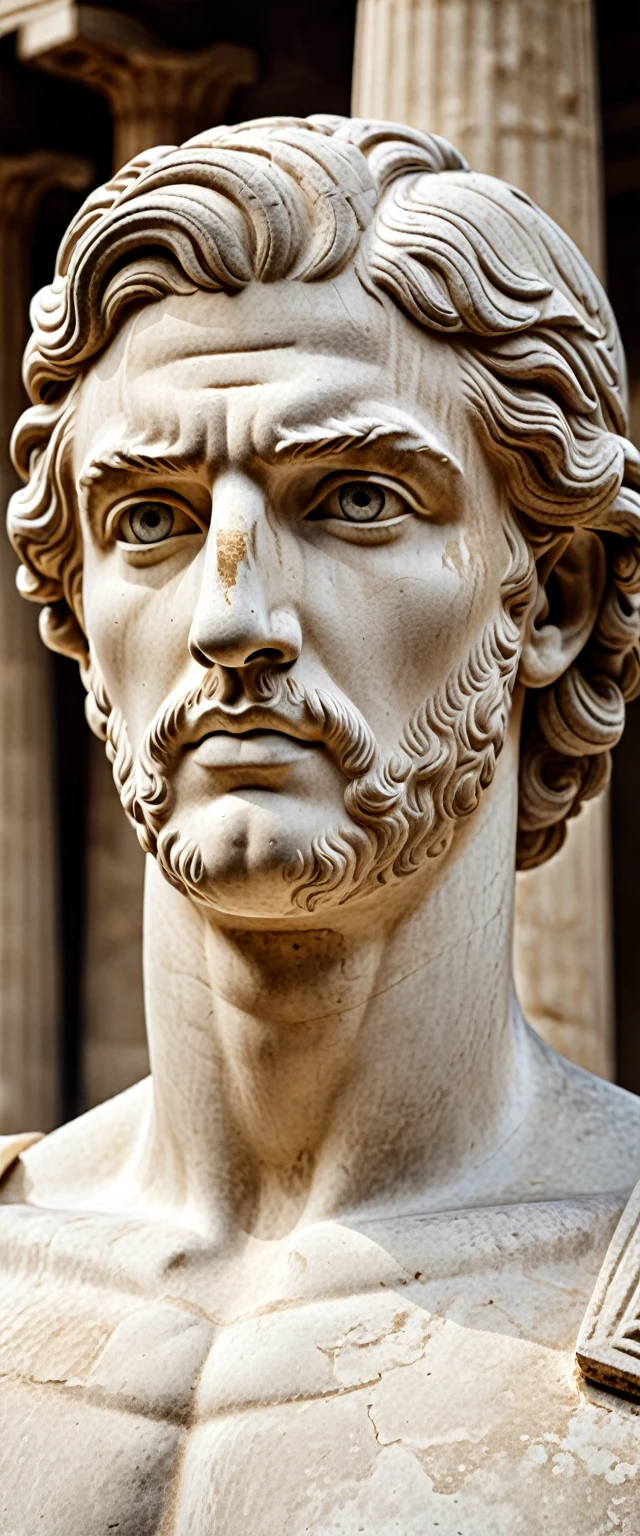 Statue of Goddess Athena.Parthenon on the Acropolis in Athens.Ancient Greek art, with its high artistic attainments and aesthetic pursuits,Become a model of Western ,The influence continues to this day。(best quality:1.2), (High resolution:1.2), (beautiful face and eyes:1.2), (sharpest focus:1.2), (Hyper-realistic photos:1.2), (Super accurate photos:1.2), (Depth of Field:1.2), (perfect :1.2),