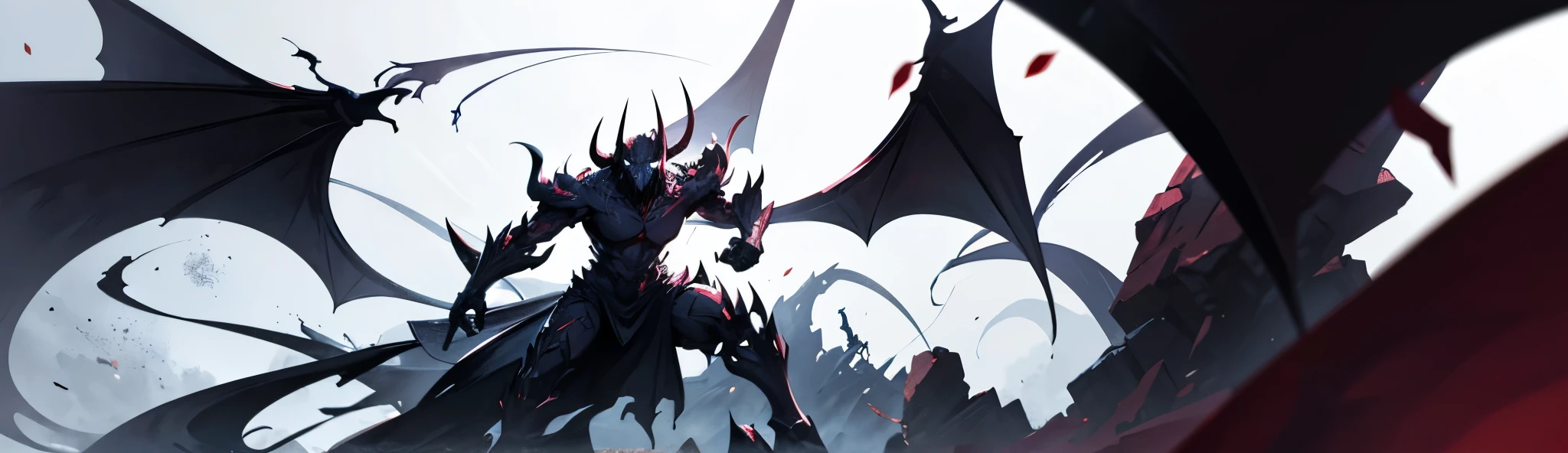 Demon background design
