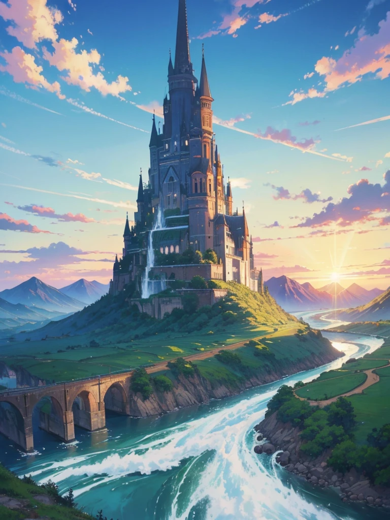((anime風景壁紙: 1.2, Width 672, Beautiful Art UHD 4K: 0.8), (anime country landscape, anime nature, anime), anime cloud, Landscape painting, Spectacular landscapes), (anime style art style, Detailed landscape, Beautiful fluffy clouds: 1.2, Landscape Background), bright, bright絵 (Field, Painting of mountains and rivers, anime theme), )  
