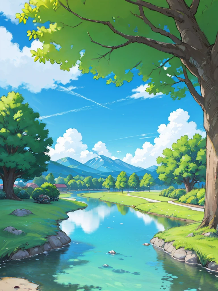 ((anime風景壁紙: 1.2, Width 672, Beautiful Art UHD 4K: 0.8), (anime country landscape, anime nature, anime), anime cloud, Landscape painting, Spectacular landscapes), (anime style art style, Detailed landscape, Beautiful fluffy clouds: 1.2, Landscape Background), bright, bright絵 (Field, Painting of mountains and rivers, anime theme), )  