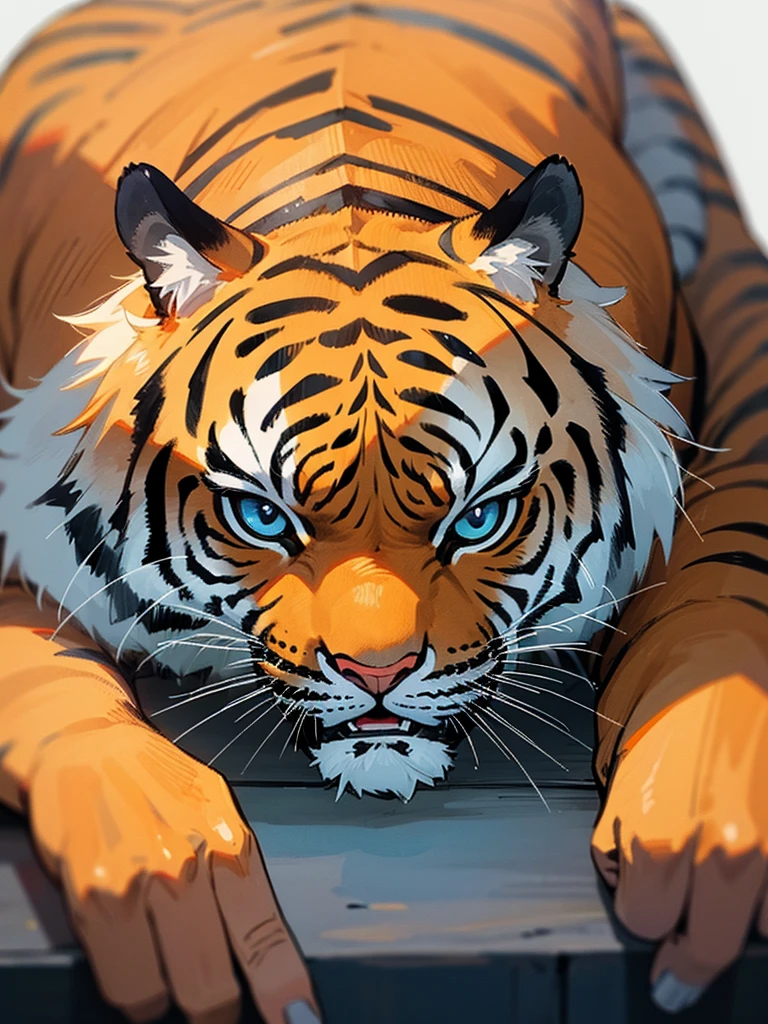 digital work,Beautiful picture,4K,8k,tiger