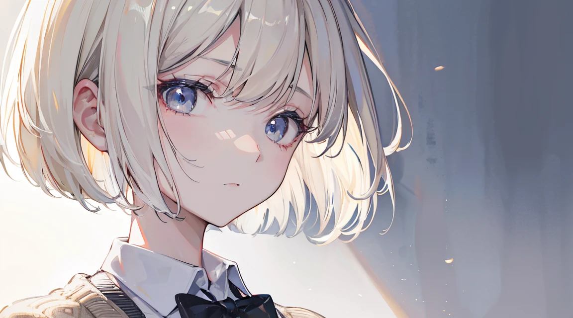 (high quality, 8k, 4K, High Contrast, masterpiece:1.2, 最high quality, Best aesthetics), 1 female, (Realistic skin texture:1.3), (Film Grain:1.3), (Selfie angle, High Angle), Wearing a blazer over her big boobs,  (Chest highlights), One Girl, Beautiful and detailed eyes and face, 最high quality, close, Upper Body,